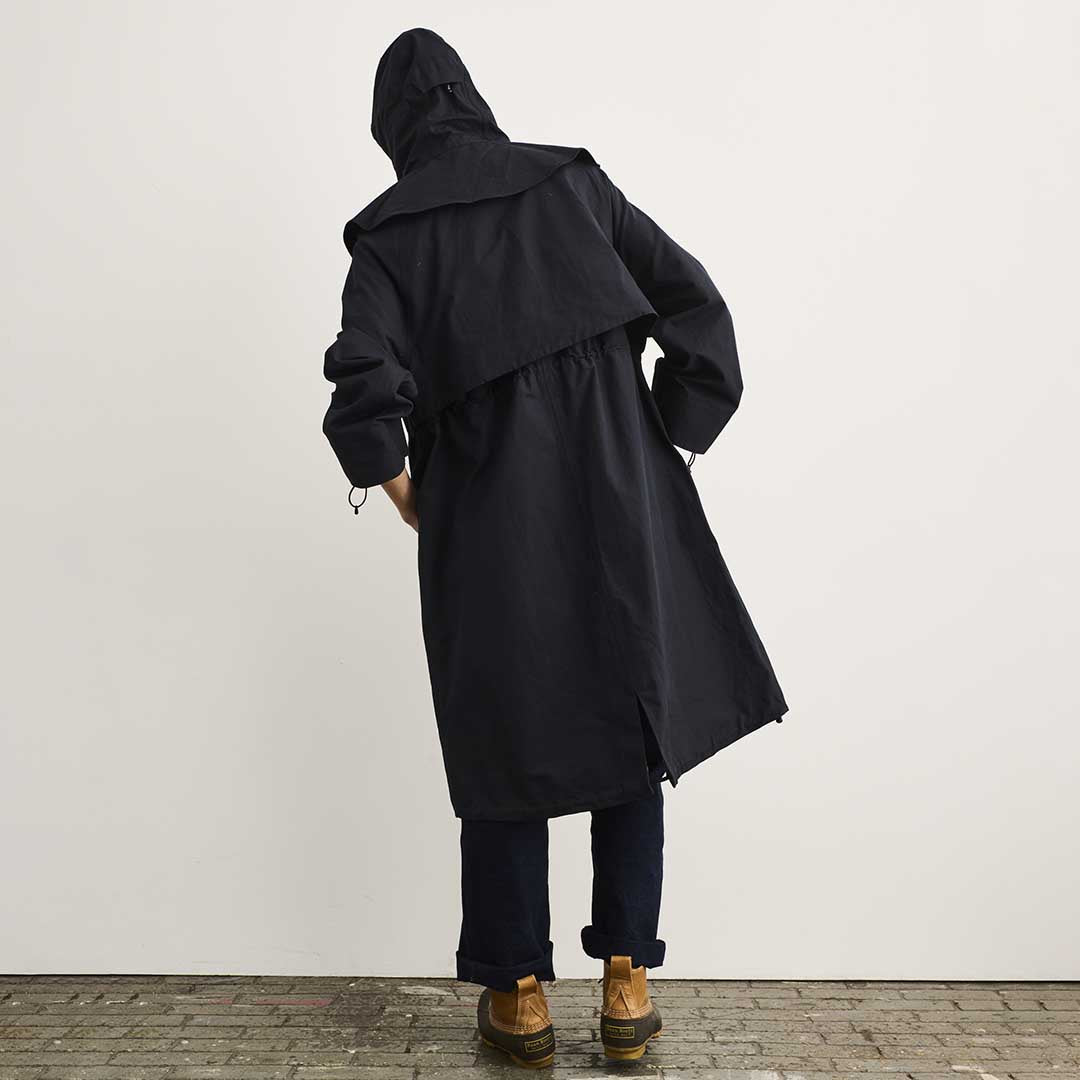 Plastic-free Organic Cotton Raincoat