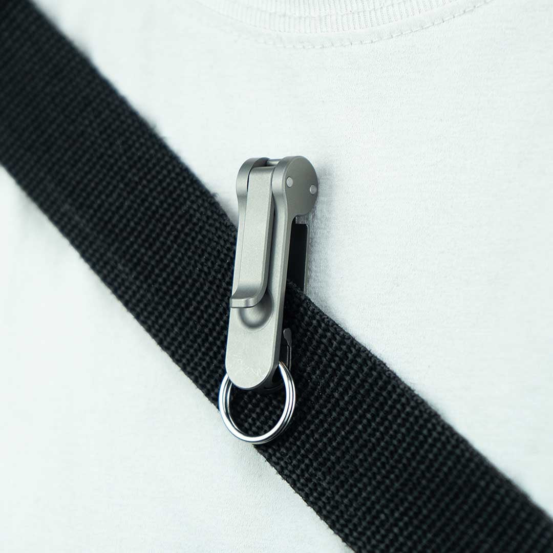 Titanium Locking Keychain Clip