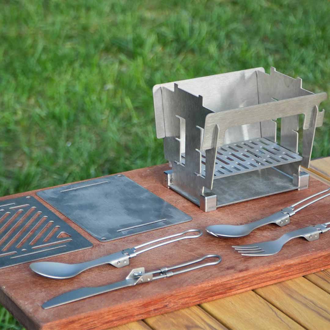 Flat-Pack Firepower For Camp Cooking