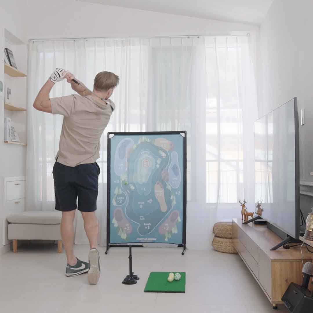 Practice & Play Golf In Your Living Room