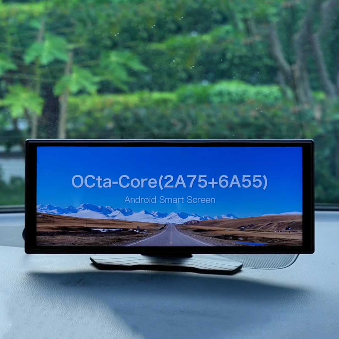 3 in 1 AI Dash Cam With Wireless CarPlay