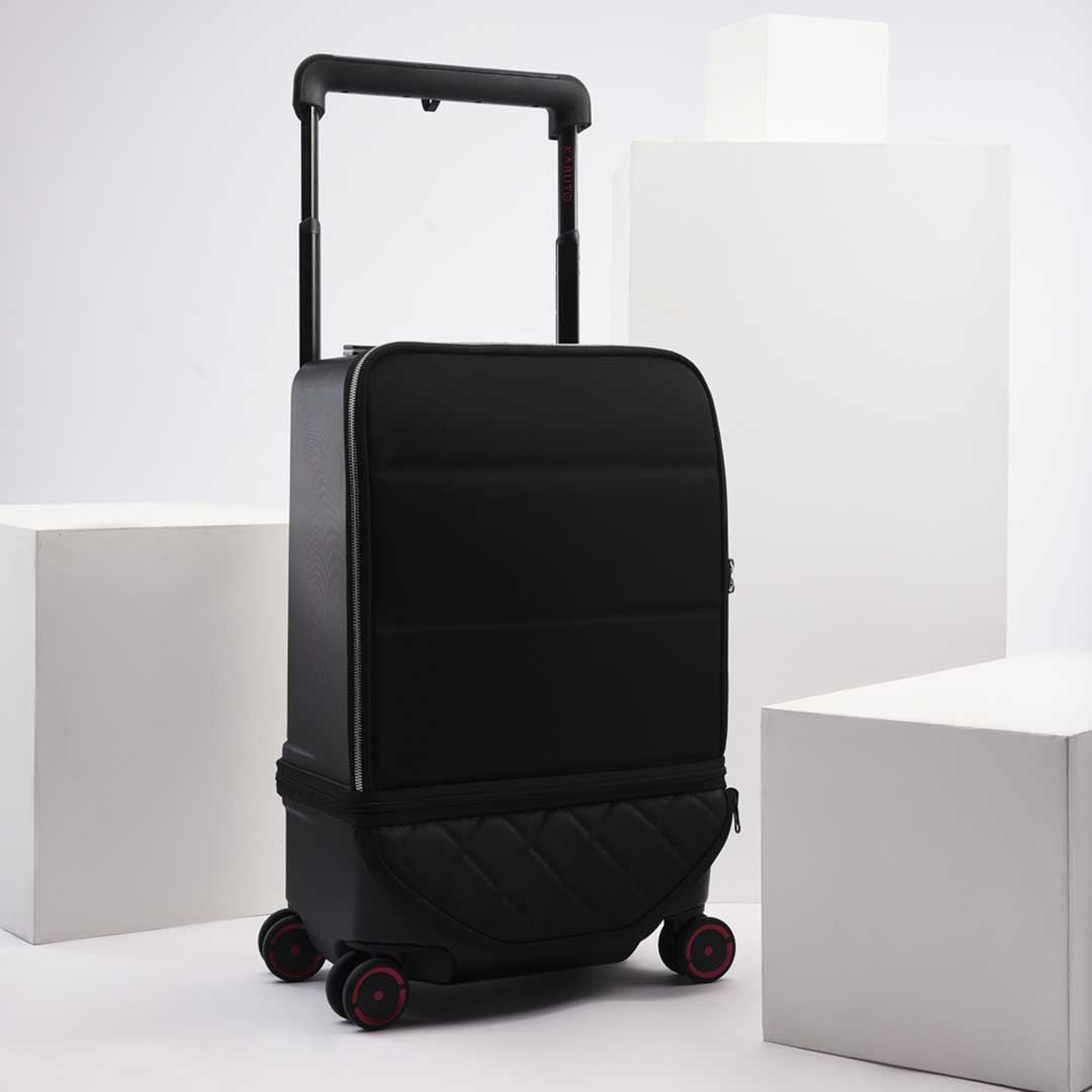 Expandable Leather Luggage Designed By Thierry Henry