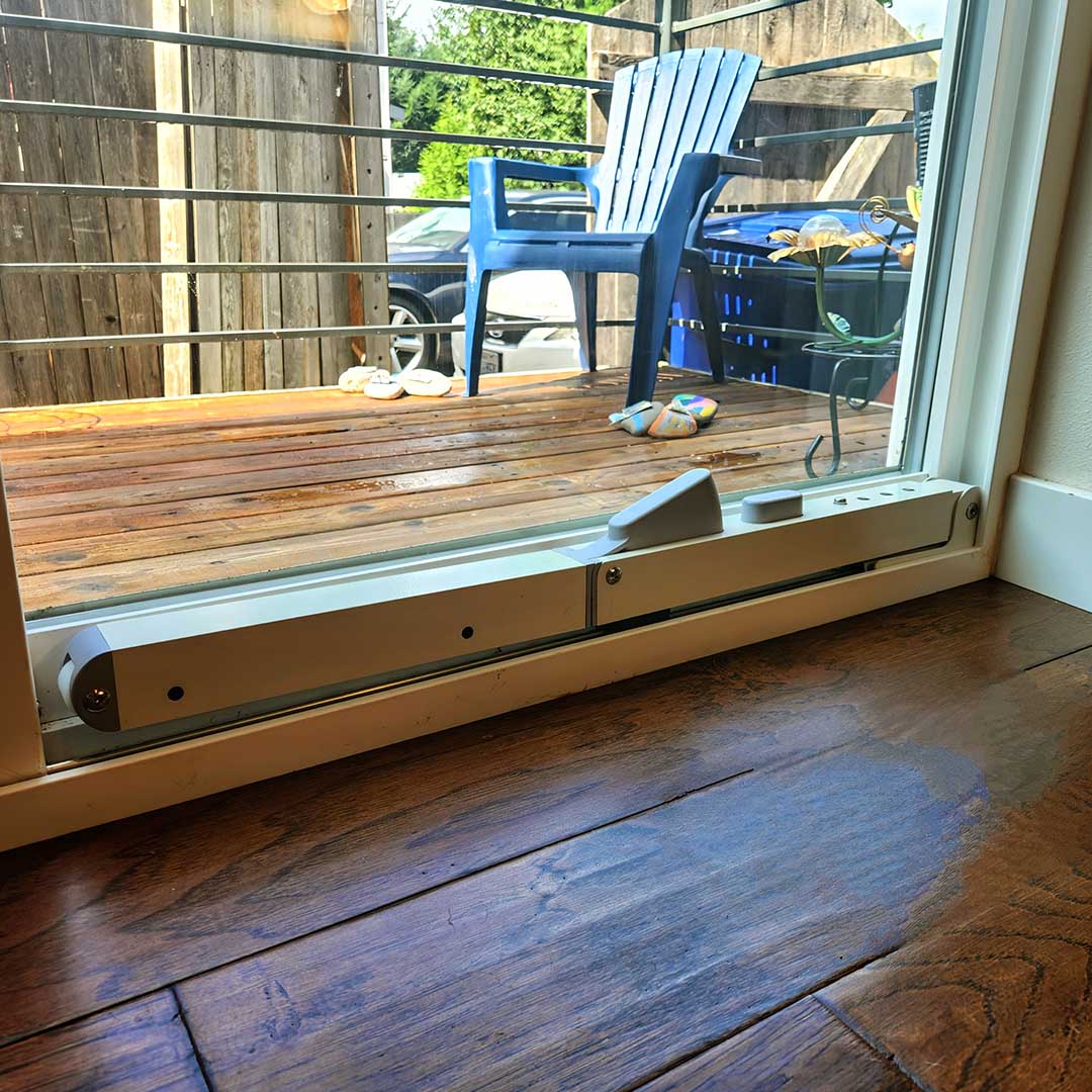 Lock Your Sliding Door Without Bending