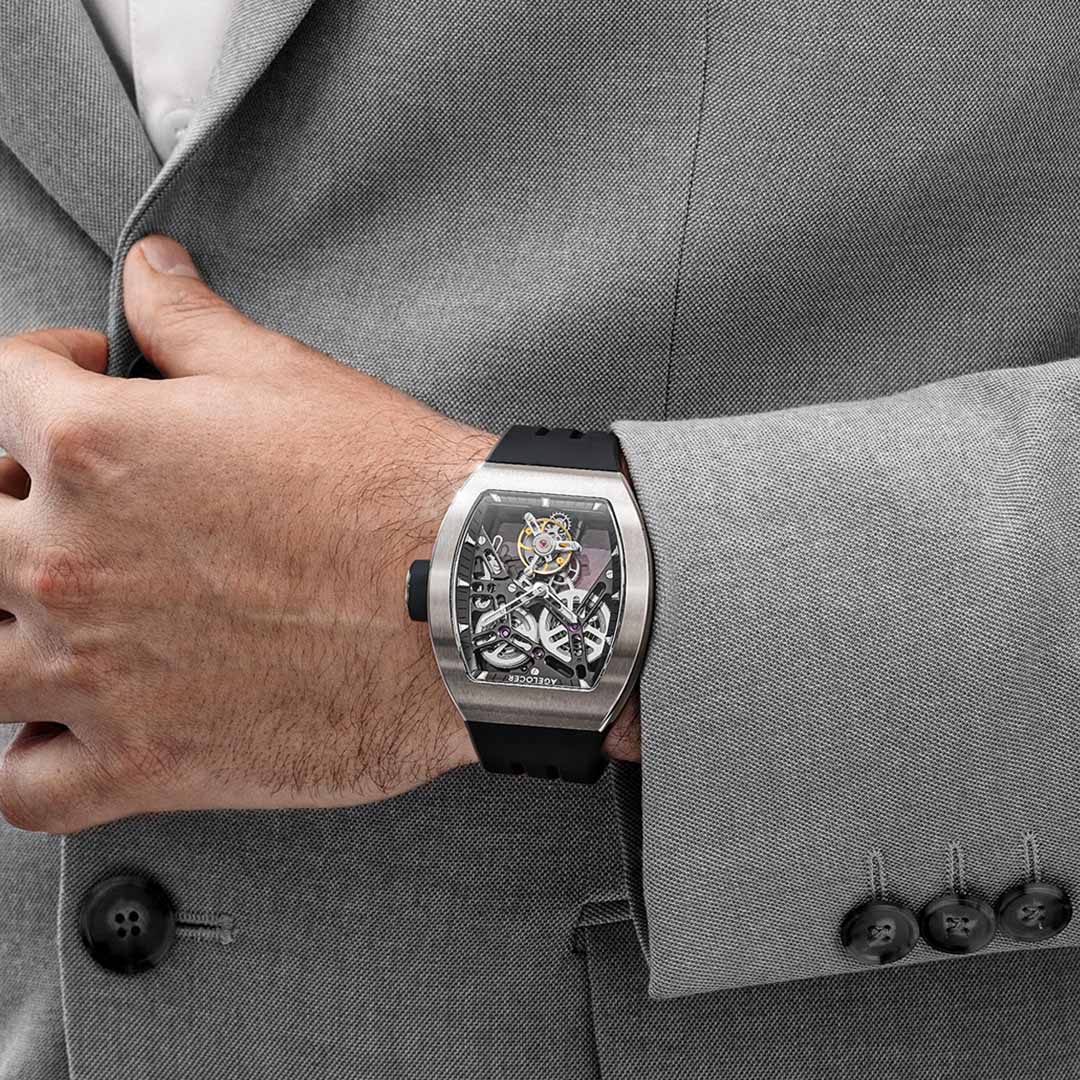 Aerospace Titanium Mechanical Tourbillon Watch