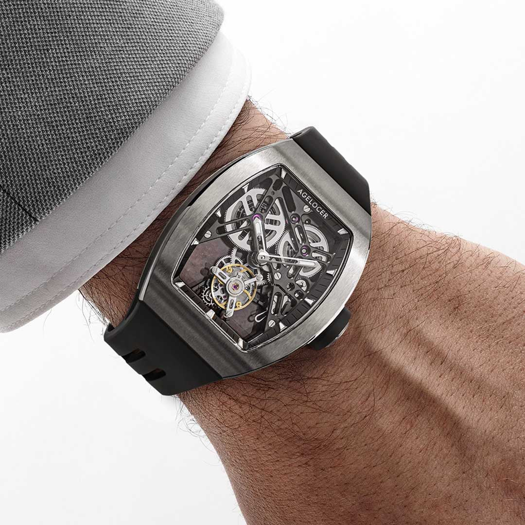 Aerospace Titanium Mechanical Tourbillon Watch