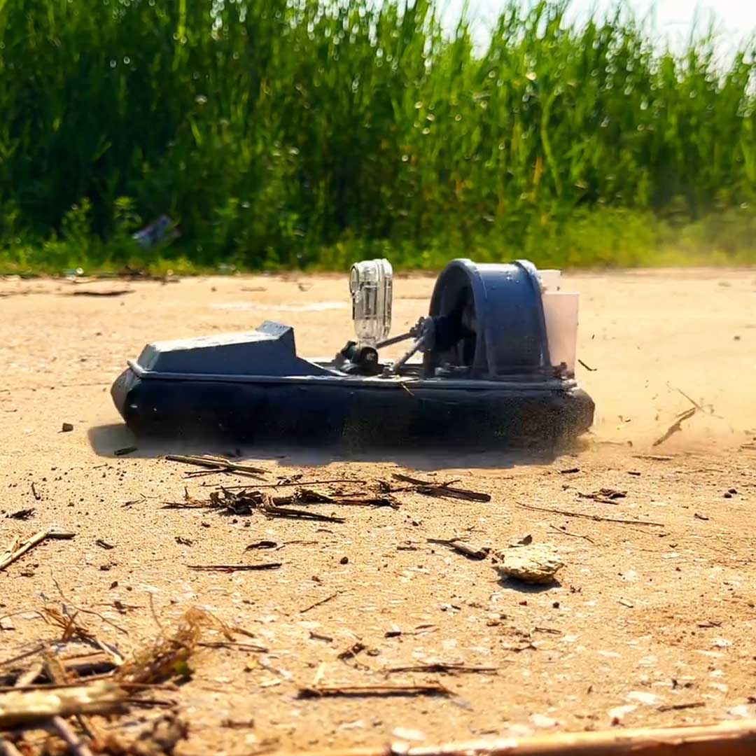 80km/h Dual-Brushless RC Hovercraft