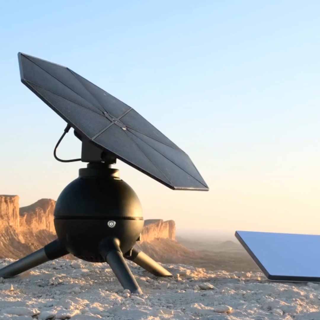 Portable Solar Power, No Cable Chaos