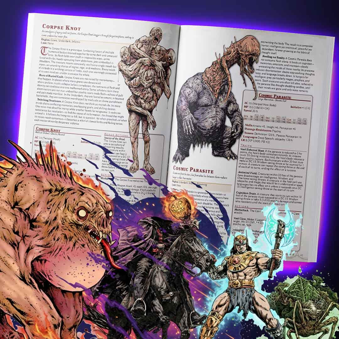 150+ 5E Monsters With Reactive Tactics