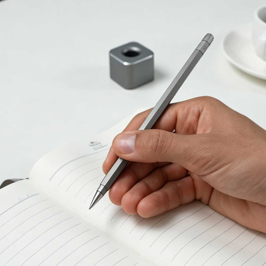 Titanium Ink-Free Pen And Gyro Fidget