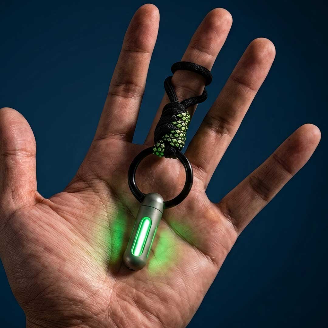 Gr5 Titanium Capsule With 25-Year Glow
