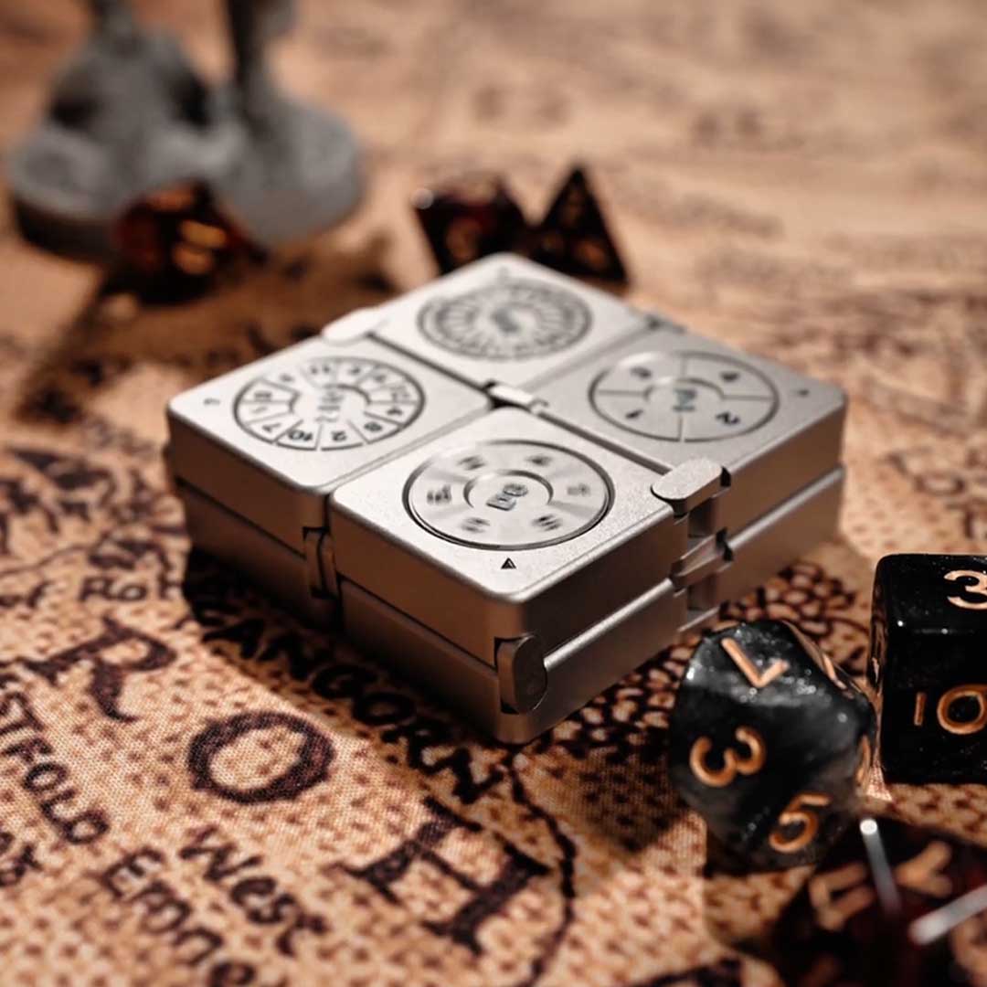 Titanium 7-in-1 Infinity Dice Cube