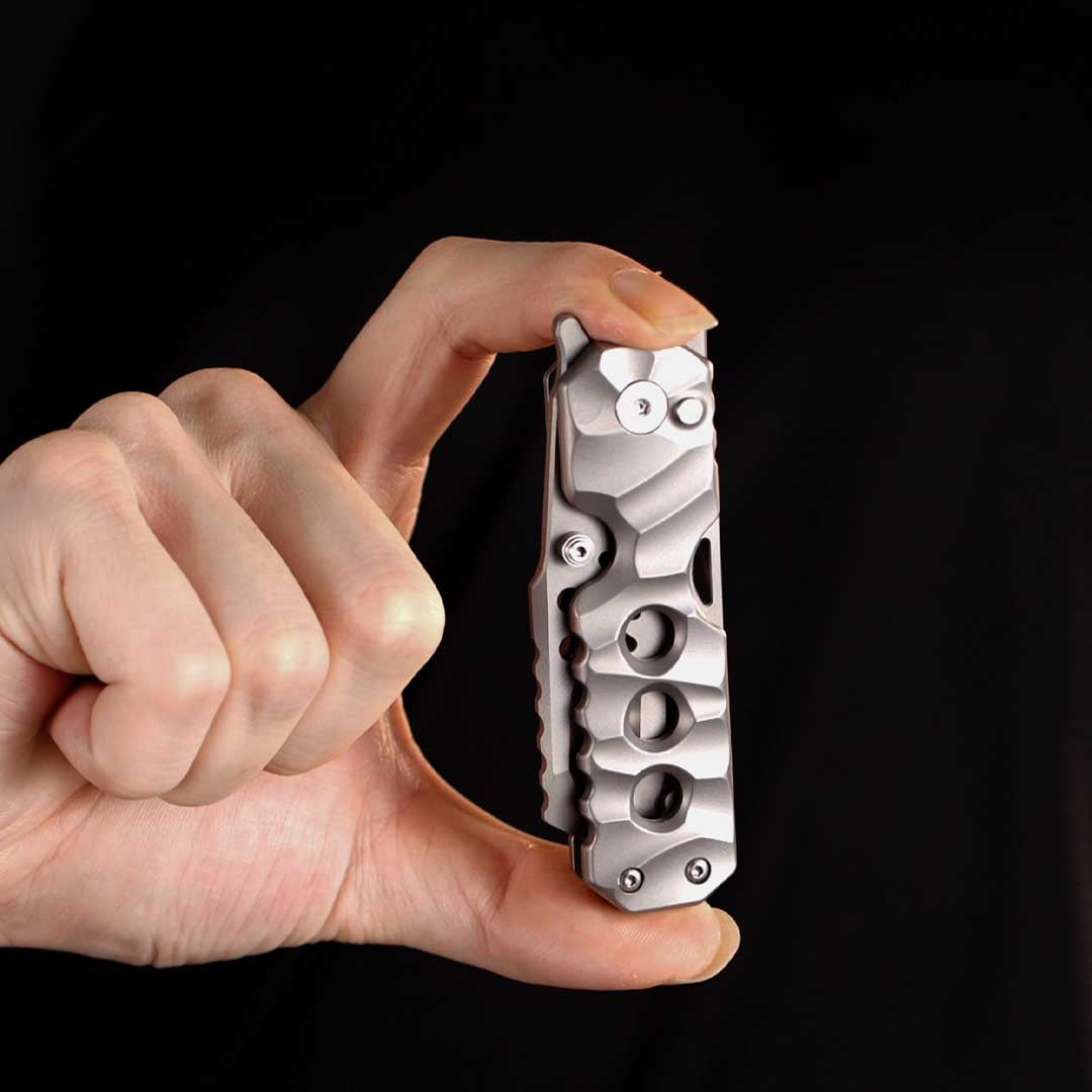 Titanium Folding EDC Tool With A Satisfying Ting