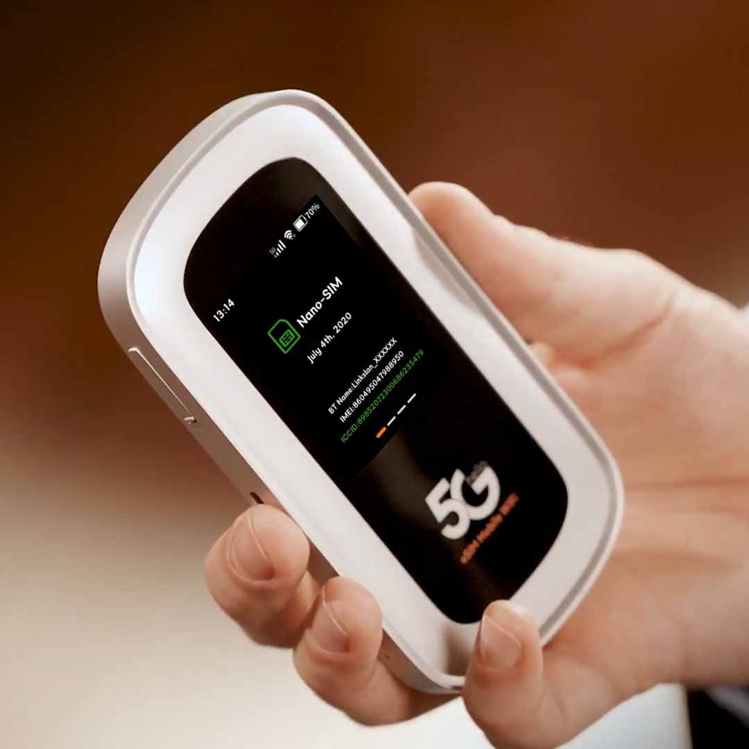 Unlock 5G eSIM Hotspot, No APN Setup