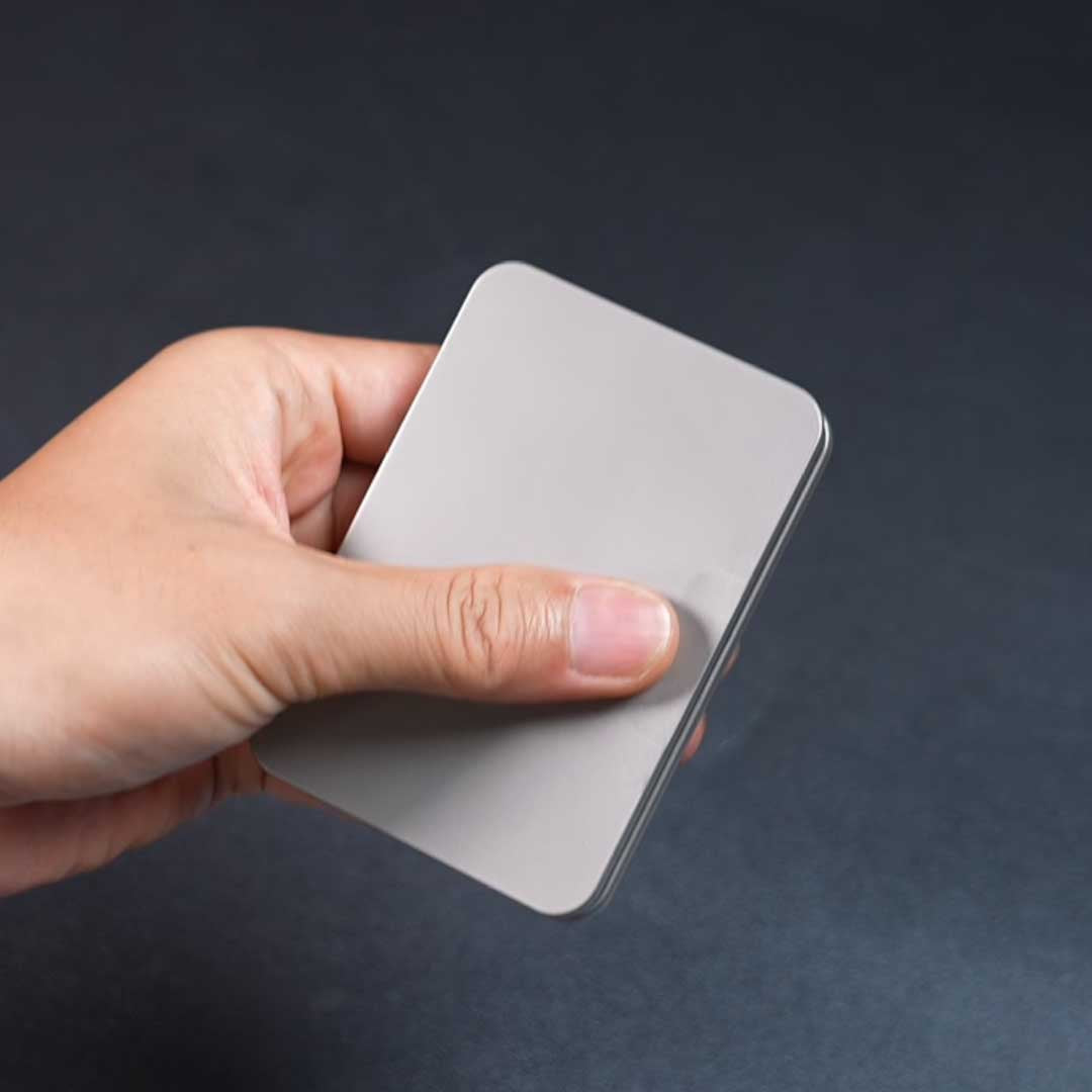 Slide-Open Titanium Wallet, 6-Card Speed
