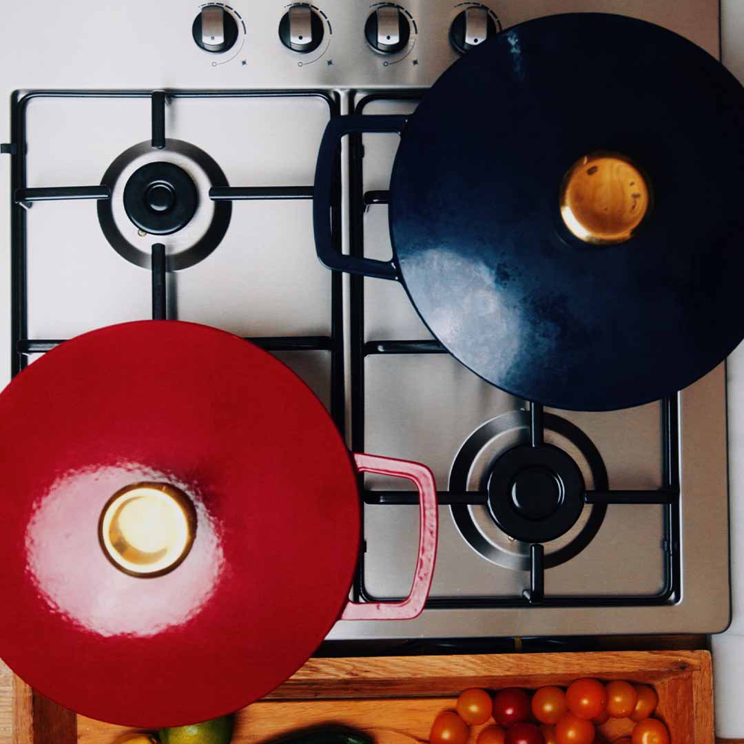 Rocket-Inspired Cast Iron Braiser