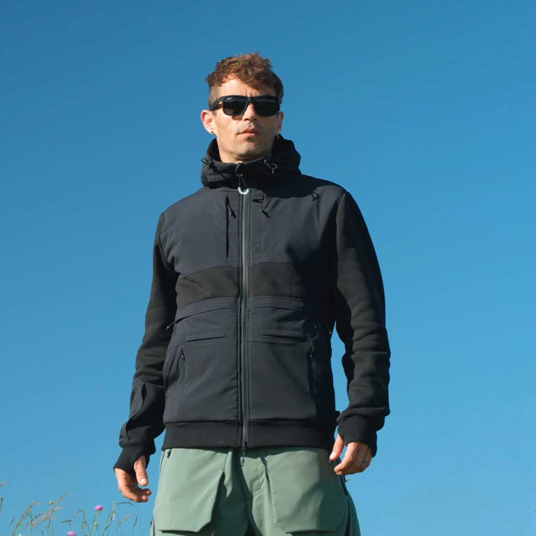 A 28 Pocket Hoodie That Carries Like a Backpack