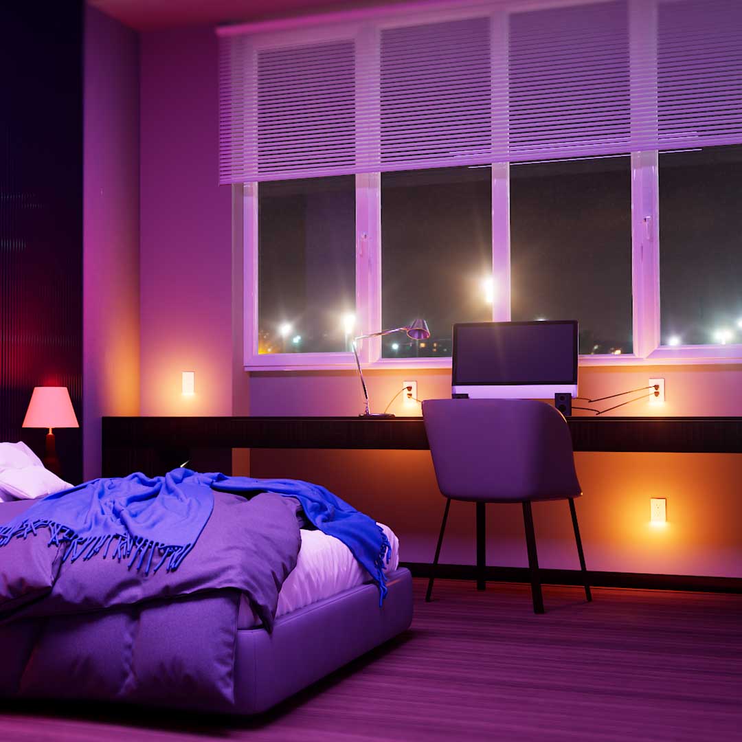 The Smart Outlet with Built-In Color Lighting