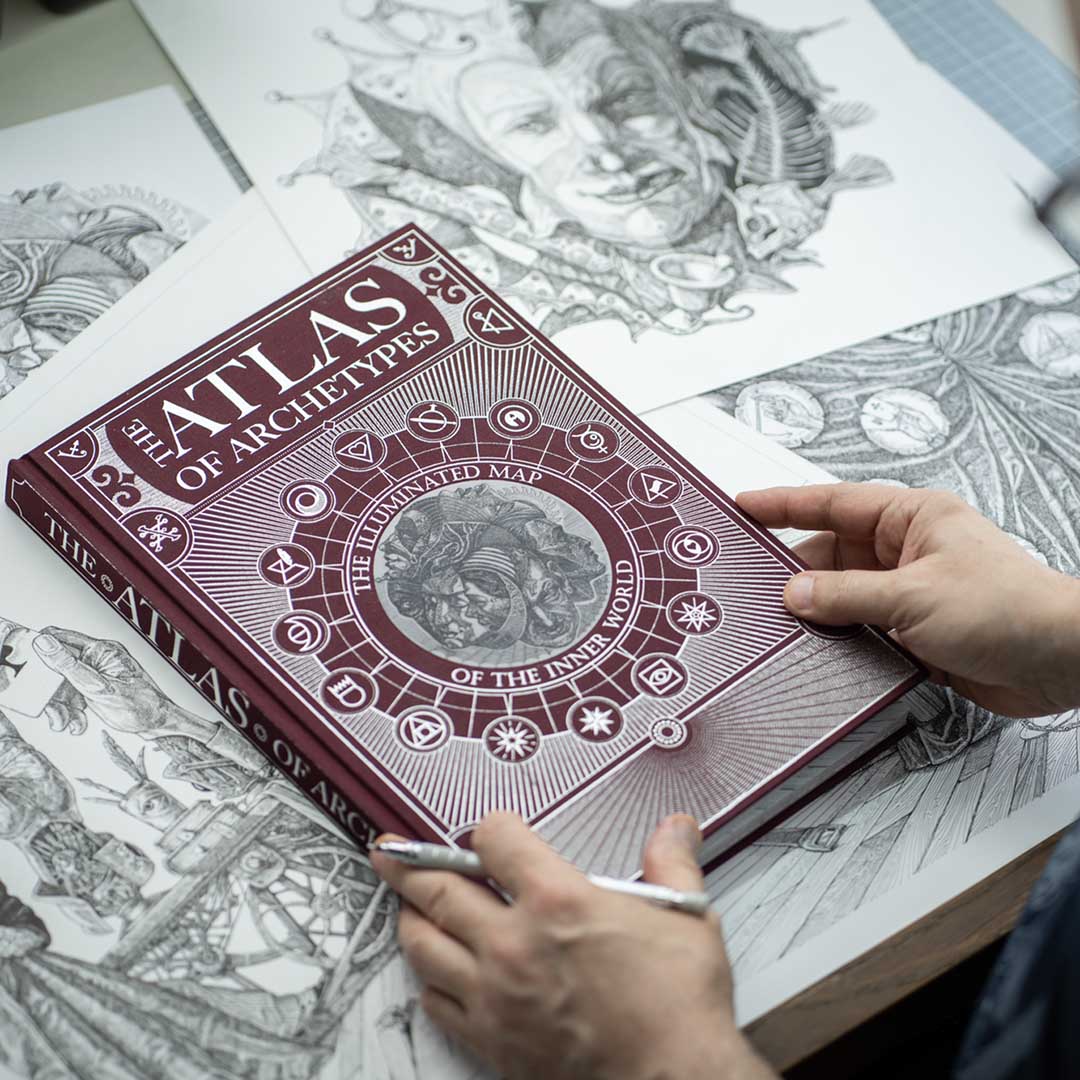 Hand-Drawn Psychology Art Book