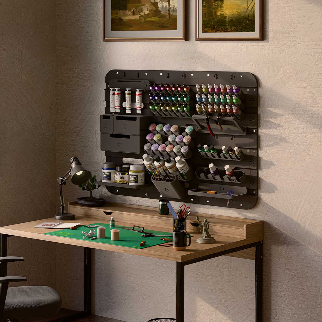3D-Printable Modular Wall Organizer