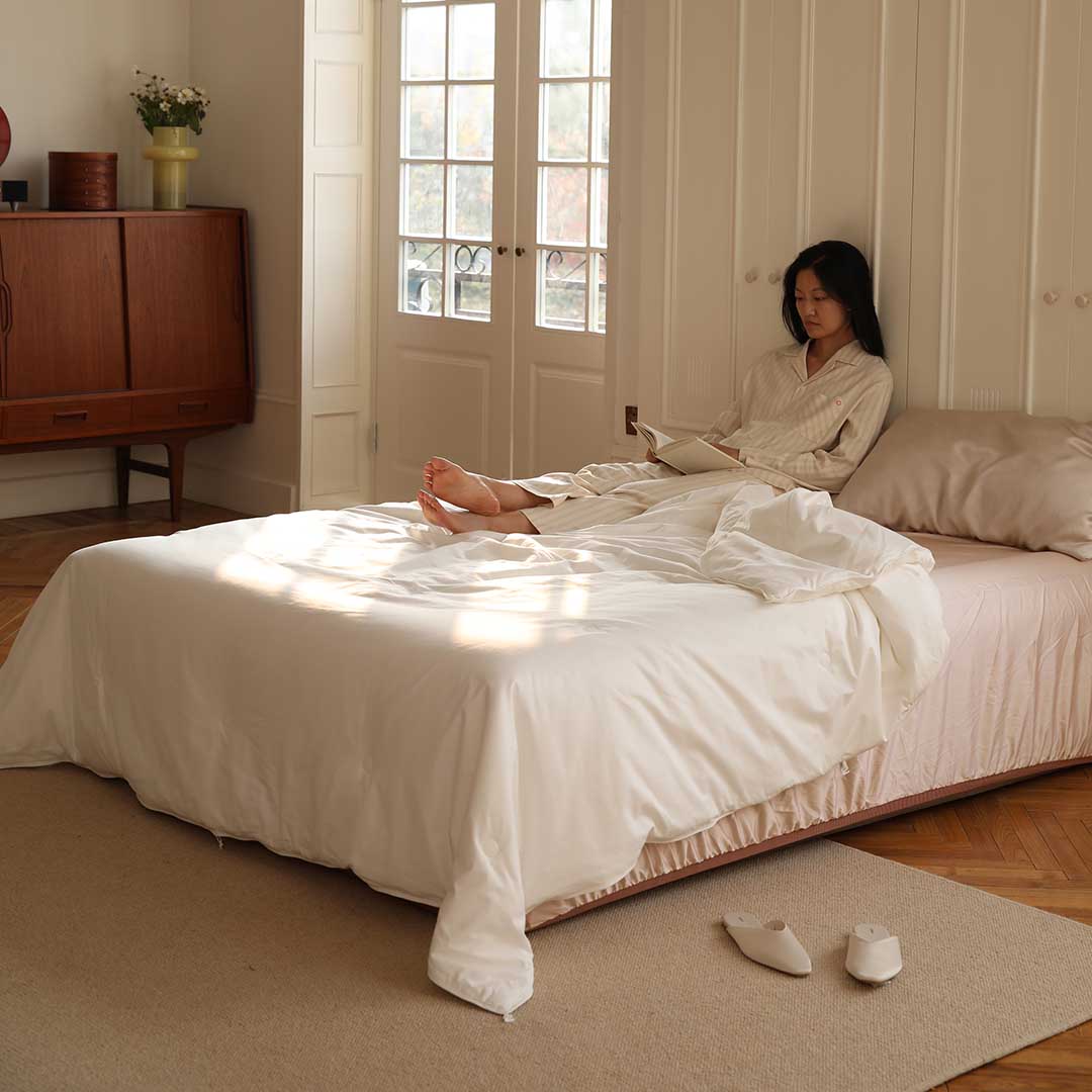 Mulberry Silk Filled Duvet With A Pure Cotton Cover