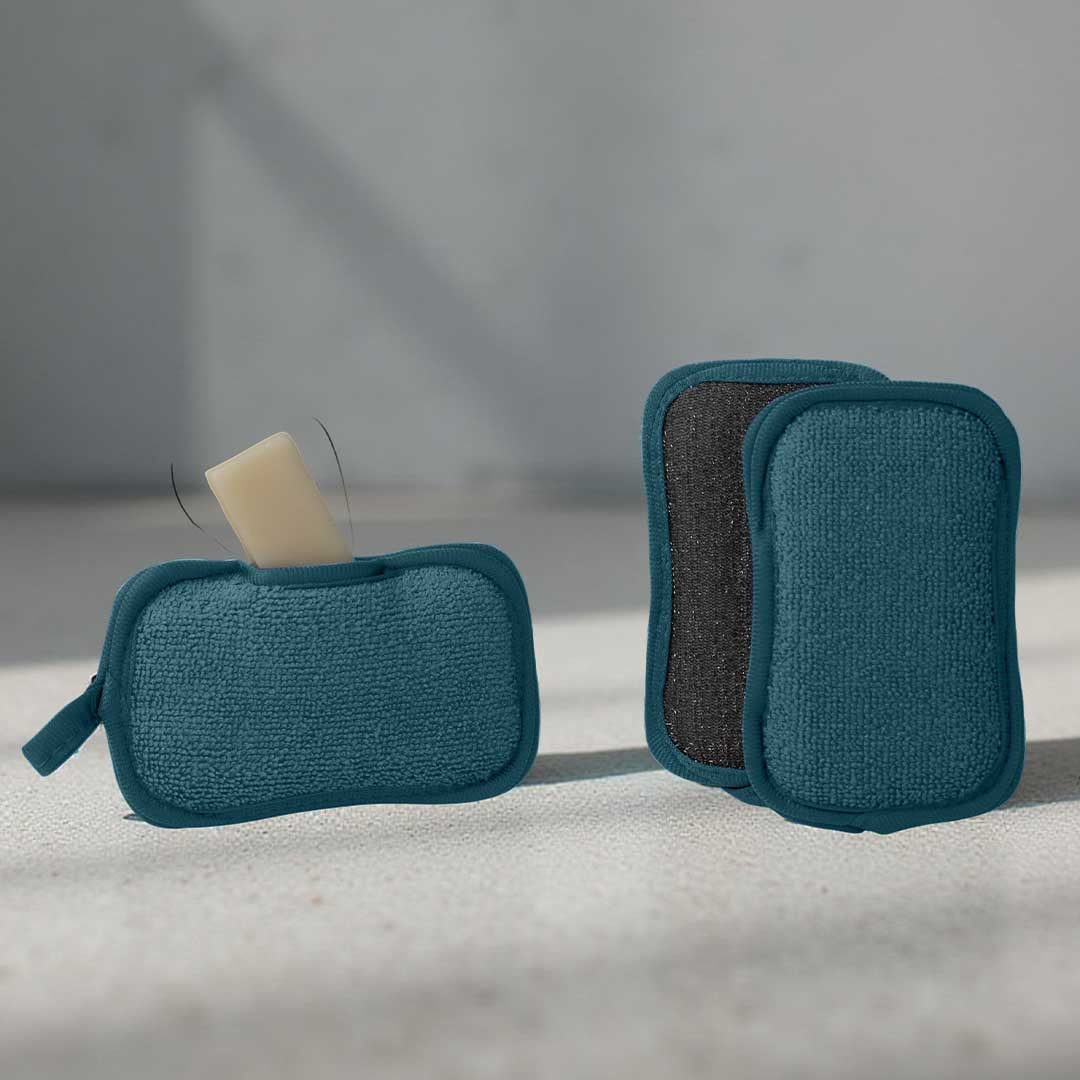 The Magnetic, Self-Soaping Sponge