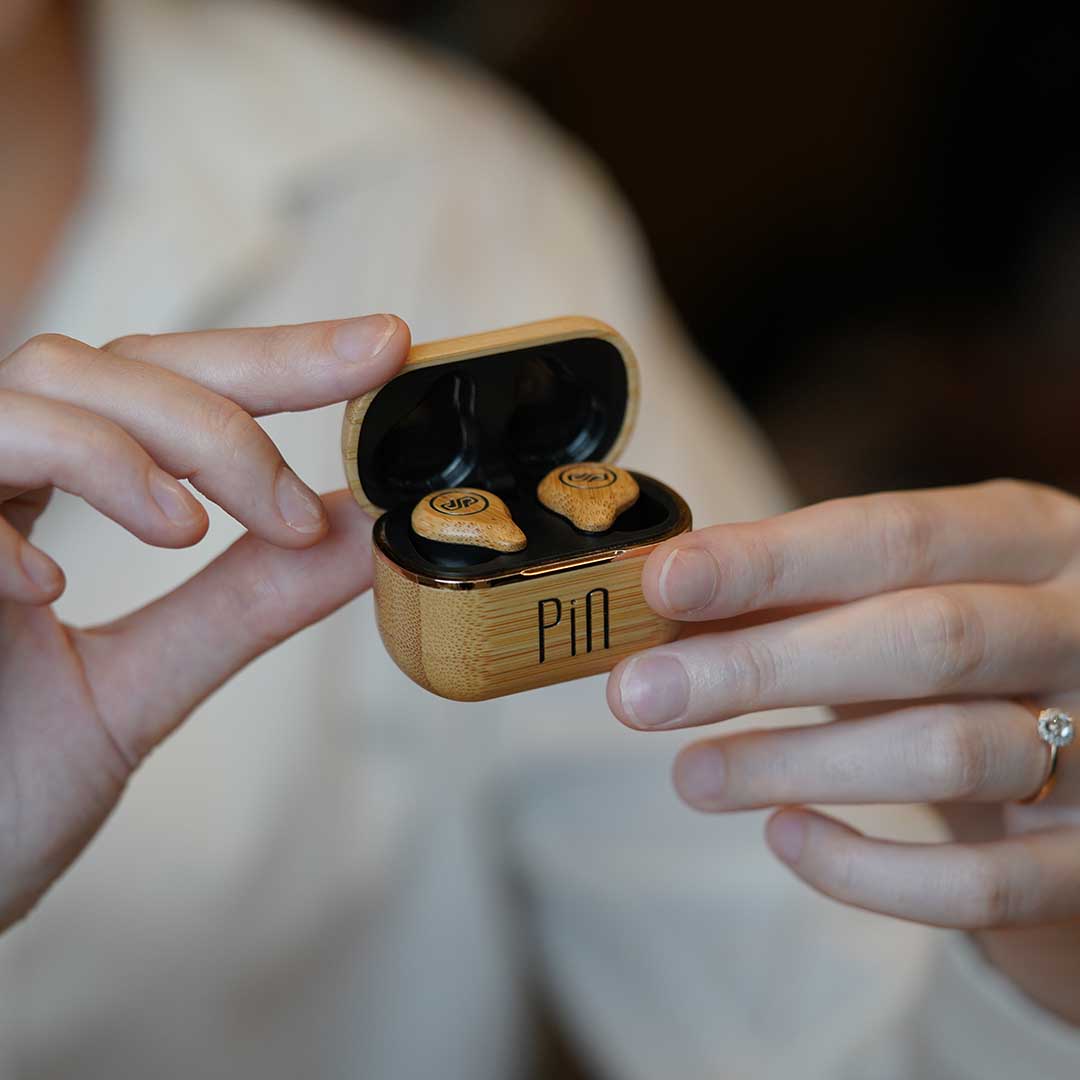 Real Wood Earbuds with AI Translation
