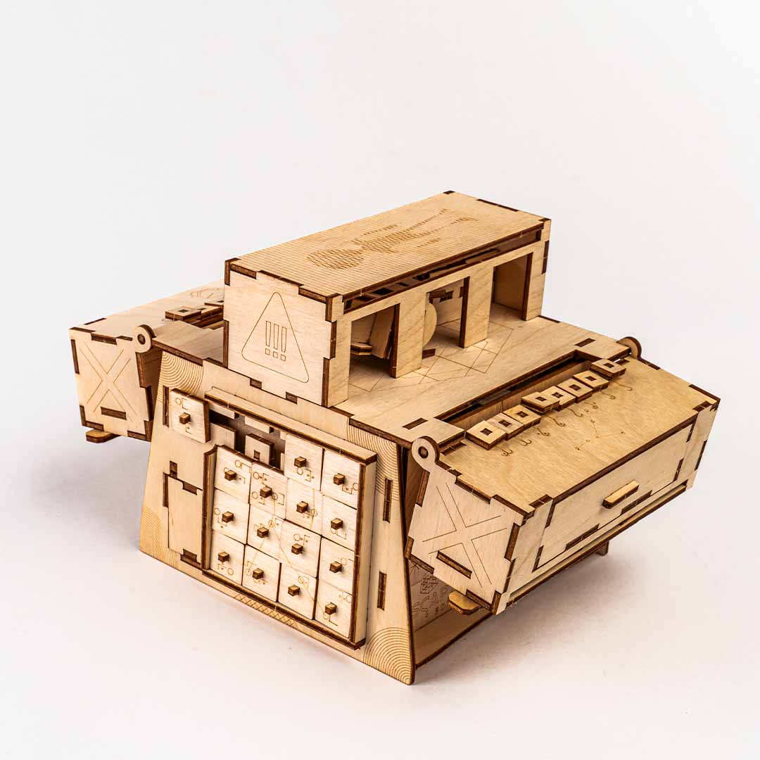 Handcrafted Atlantis & Cosmic Puzzle Boxes