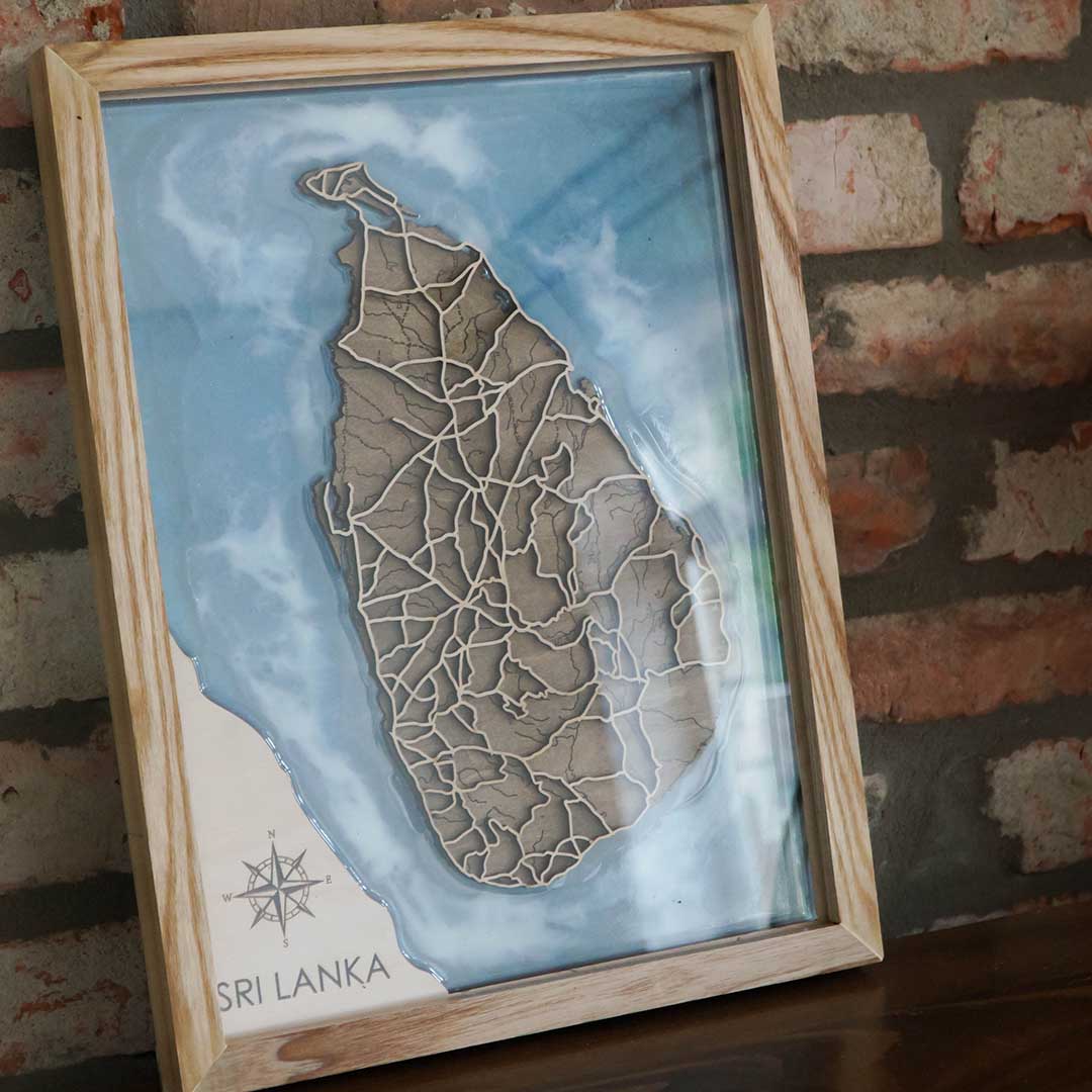 A Glowing World Map, Made by Hand