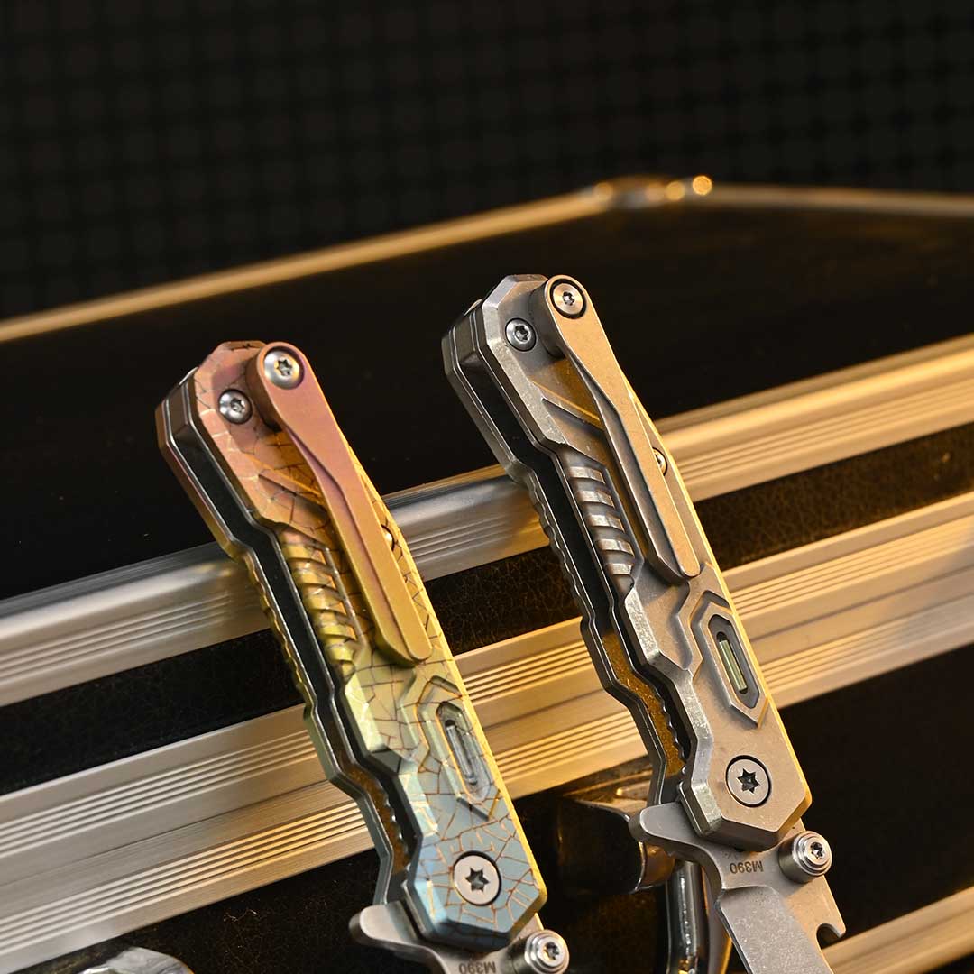 M390 Titanium Pocket EDC With Opener