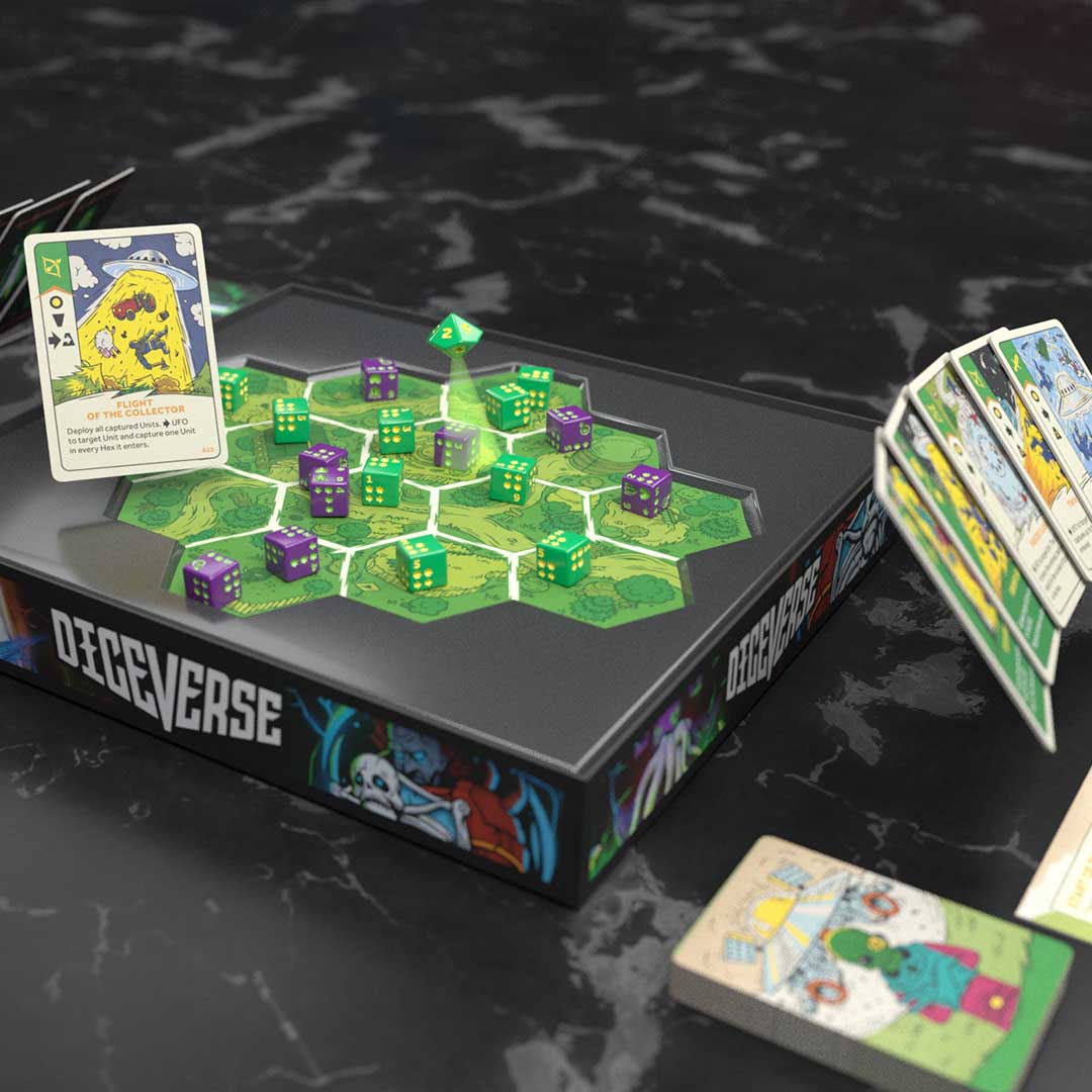 Tactical Alien Games With A Dice Twist