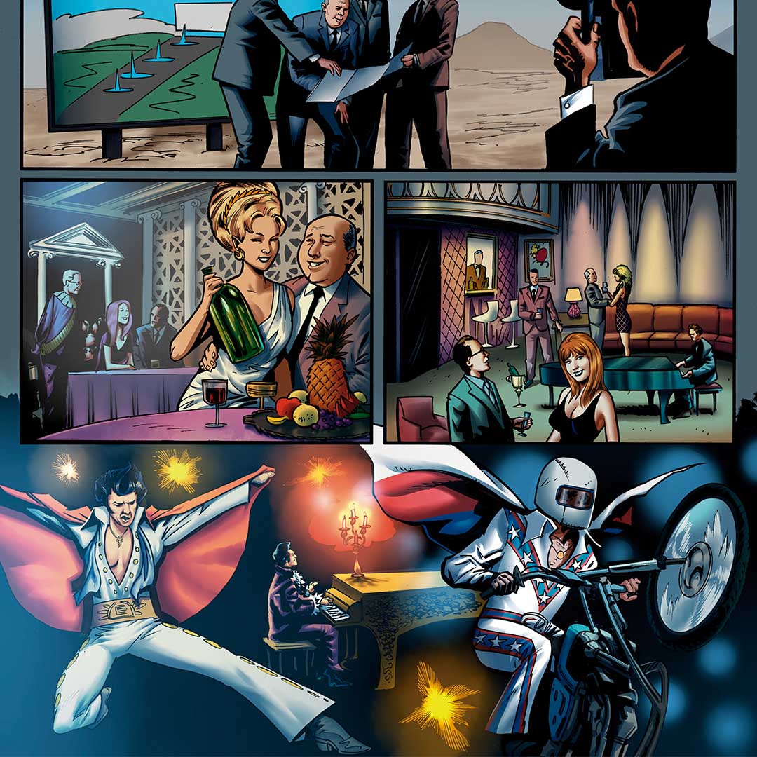 Evel Knievel Leaps Into Comic Book Action