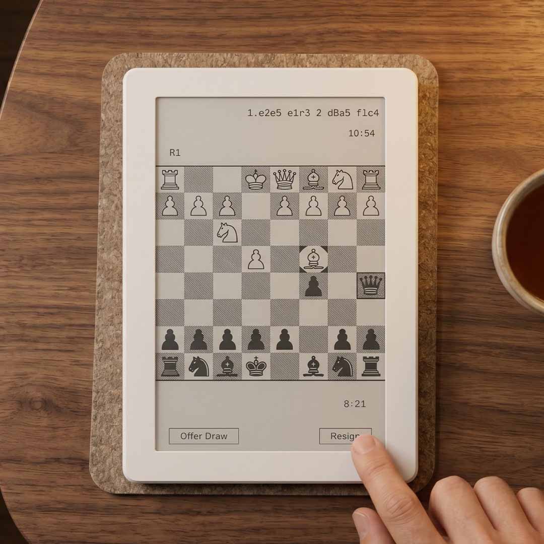 A Dedicated E-Ink Chessboard For Modern Play