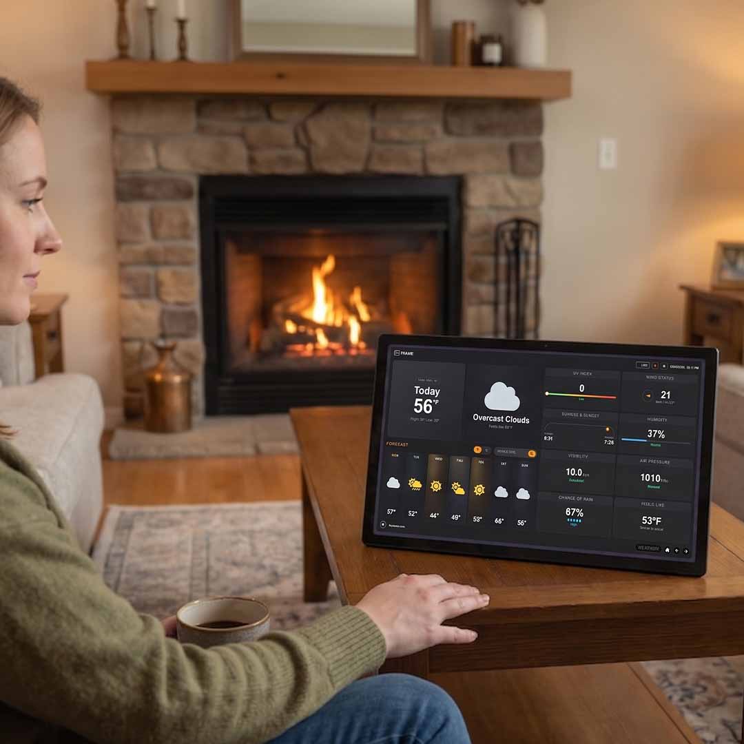 AI Financial Display With Real-Time Markets
