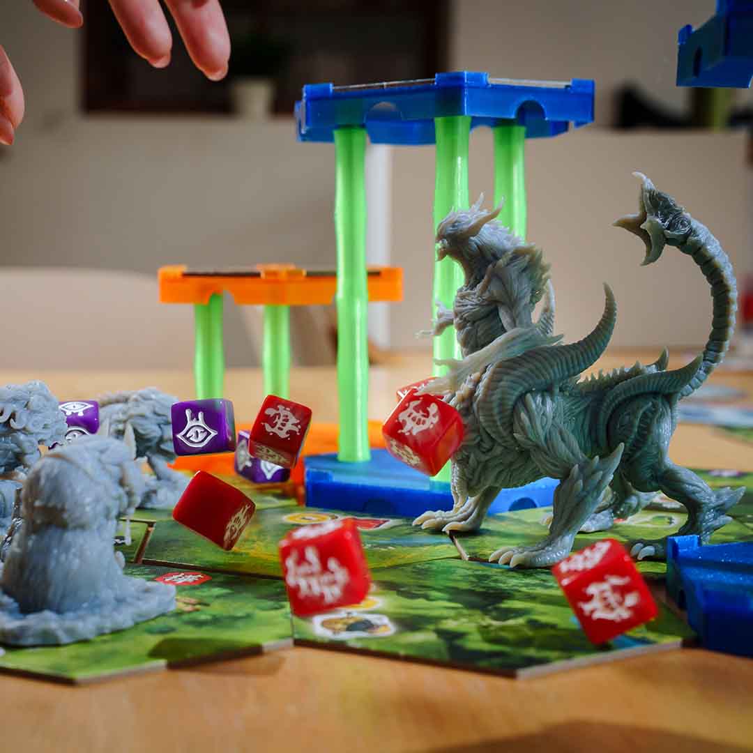 A Lion Dance-Inspired Strategy Board Game