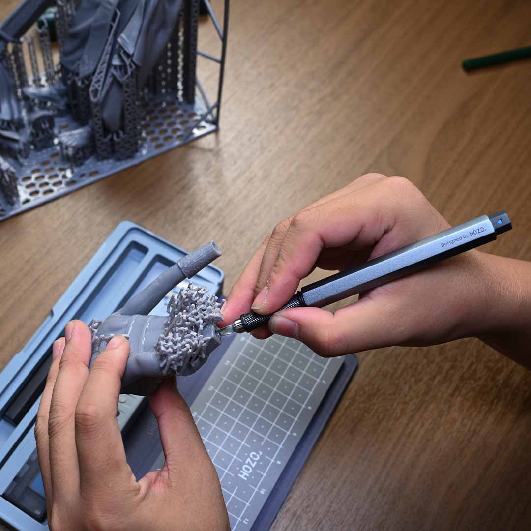 One-Press Hobby Knife Workspace