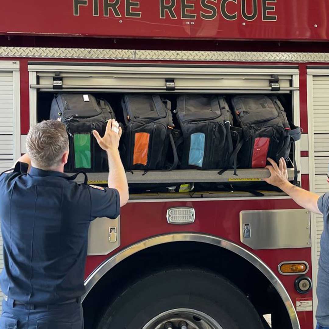 Technician's Backpack With Effortless Access