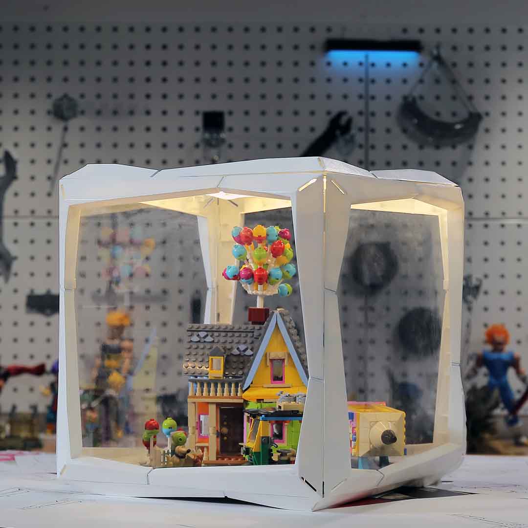 Magnetic Display Case with LED Lighting