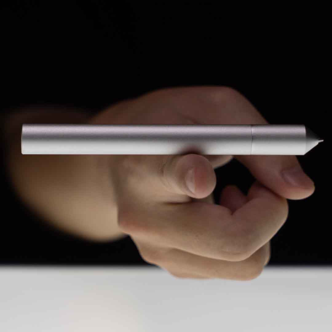 Minimalist Pen With A Starship Landing