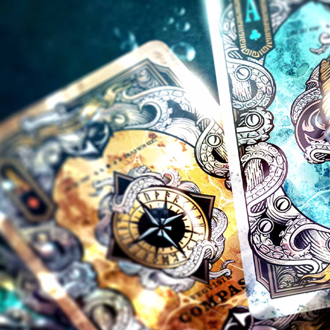 UV-Reactive Kraken Abyss Playing Cards