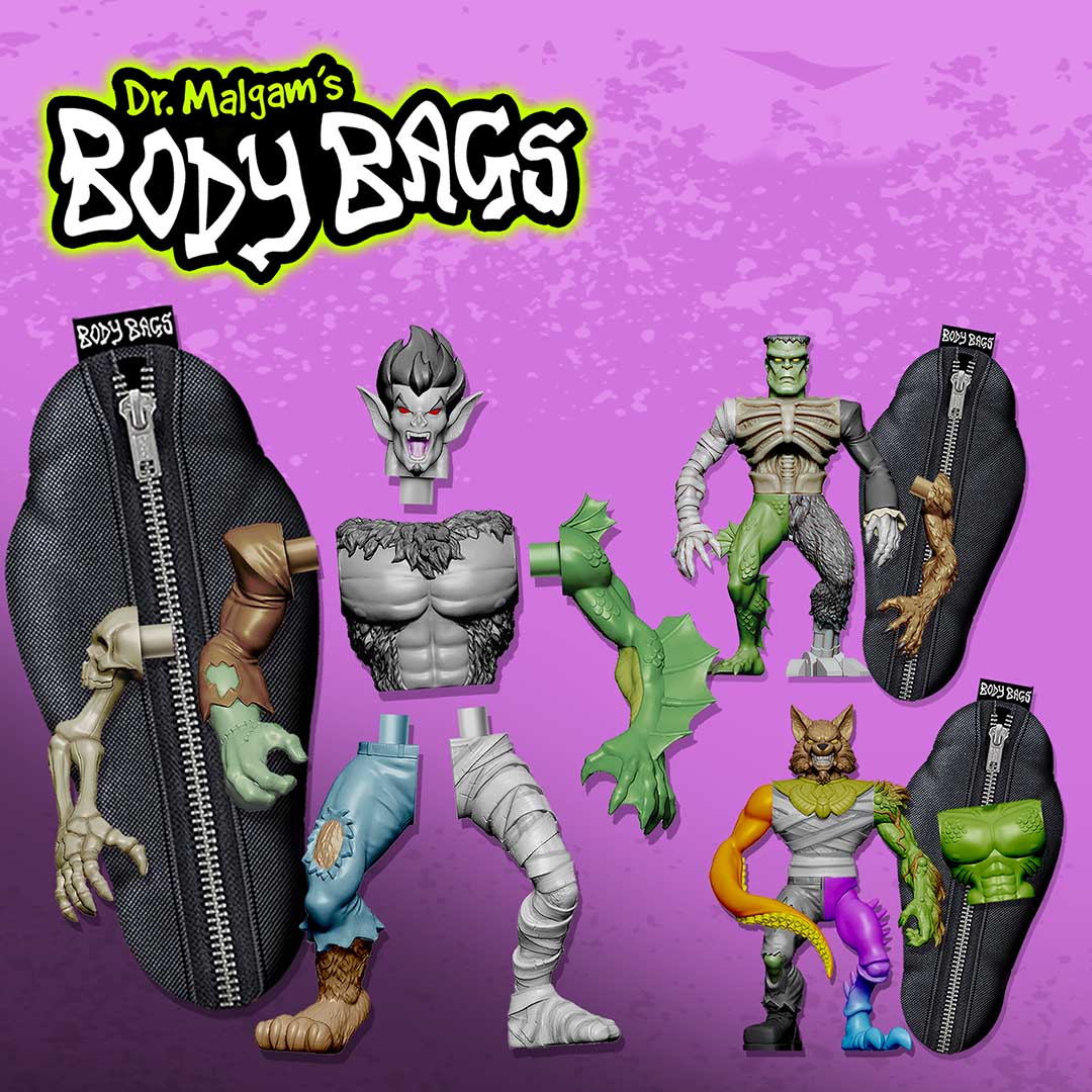 Mix and Match Monster Parts With These Figures