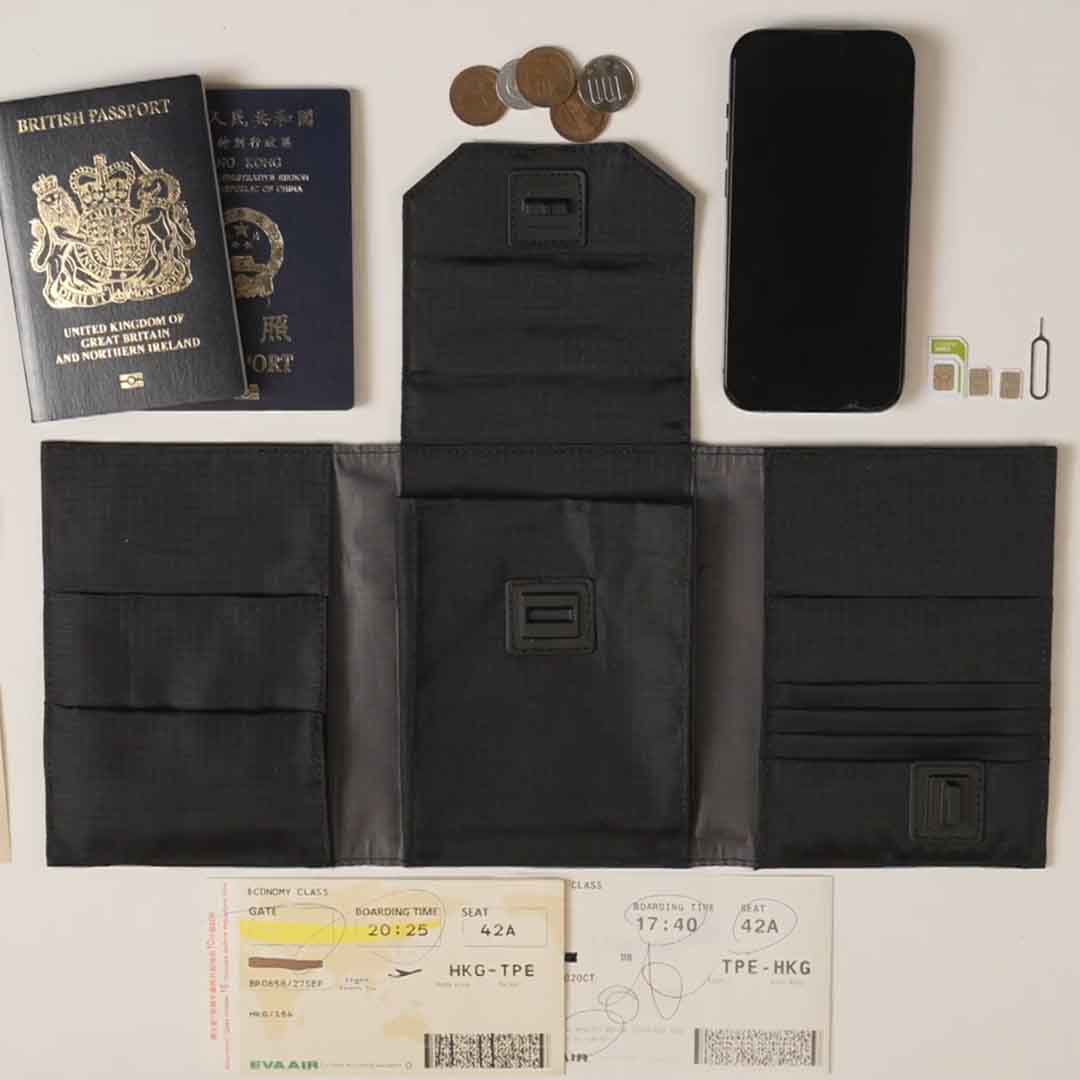 Modular Passport Wallet with Double Lock