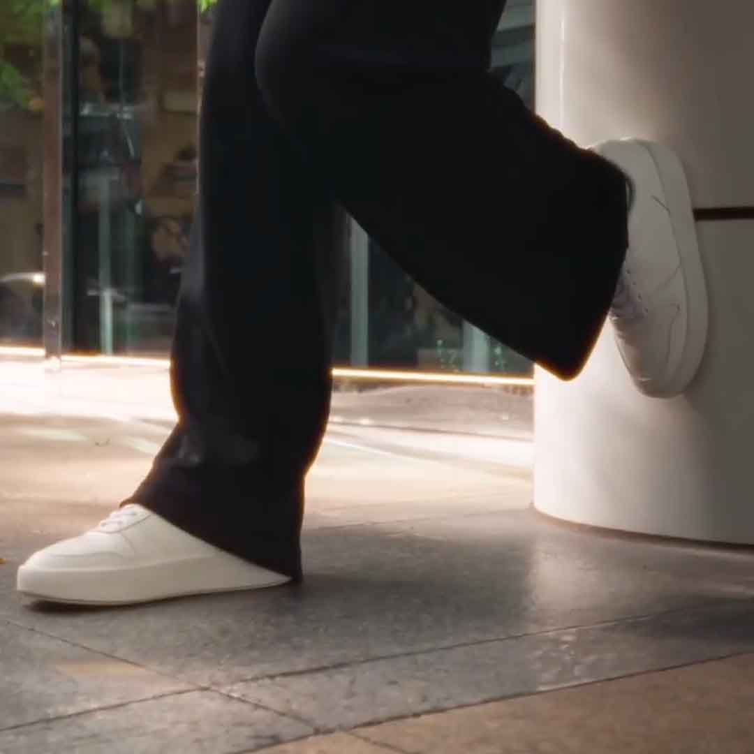 Classic White Sneaker Engineered To Stay White