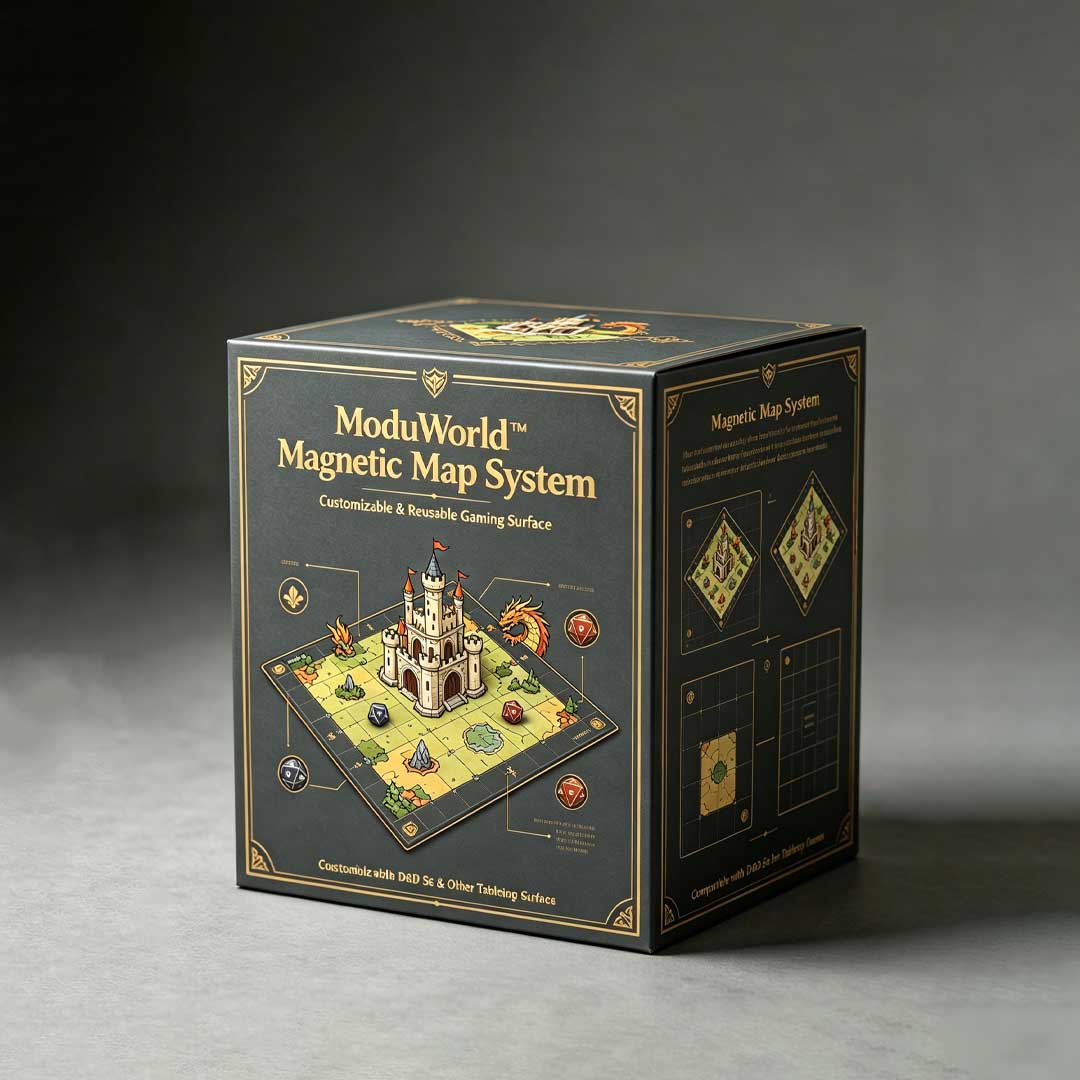 Magnetic Modular Maps For D&D