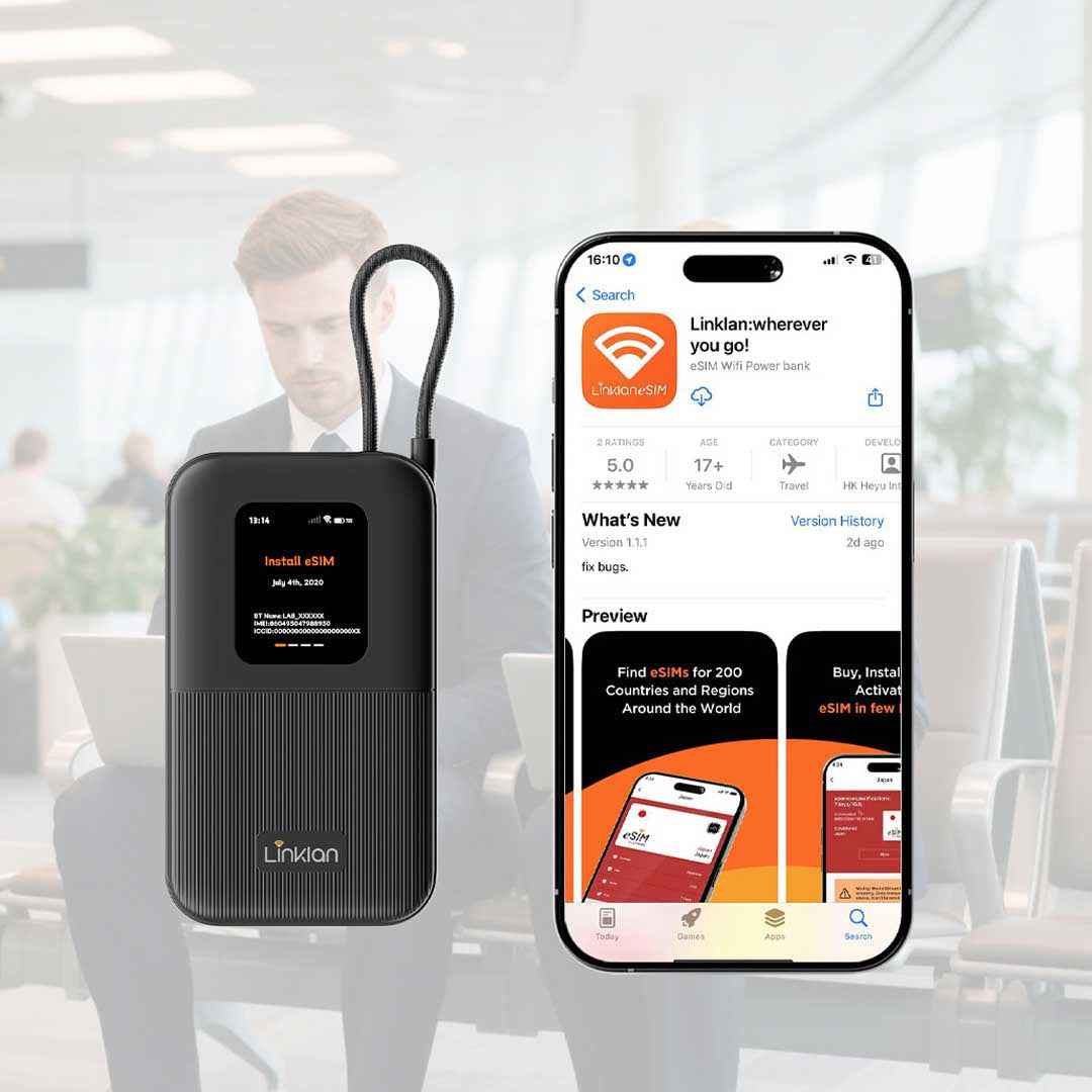 Open eSIM Hotspot With 10,000 mAh