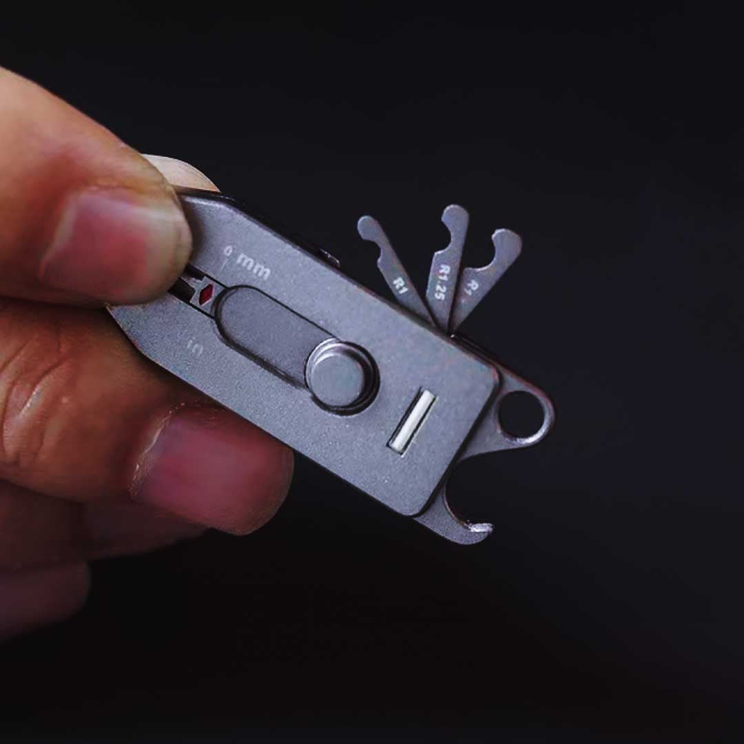 Titanium 6-in-1 Key Caliper
