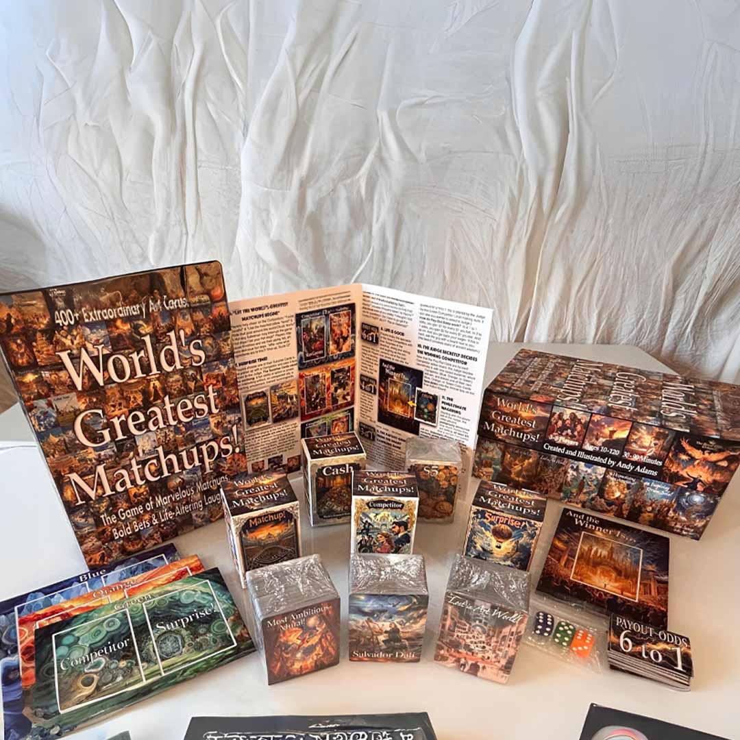 The party game of bold bets, pop culture, and imagination.