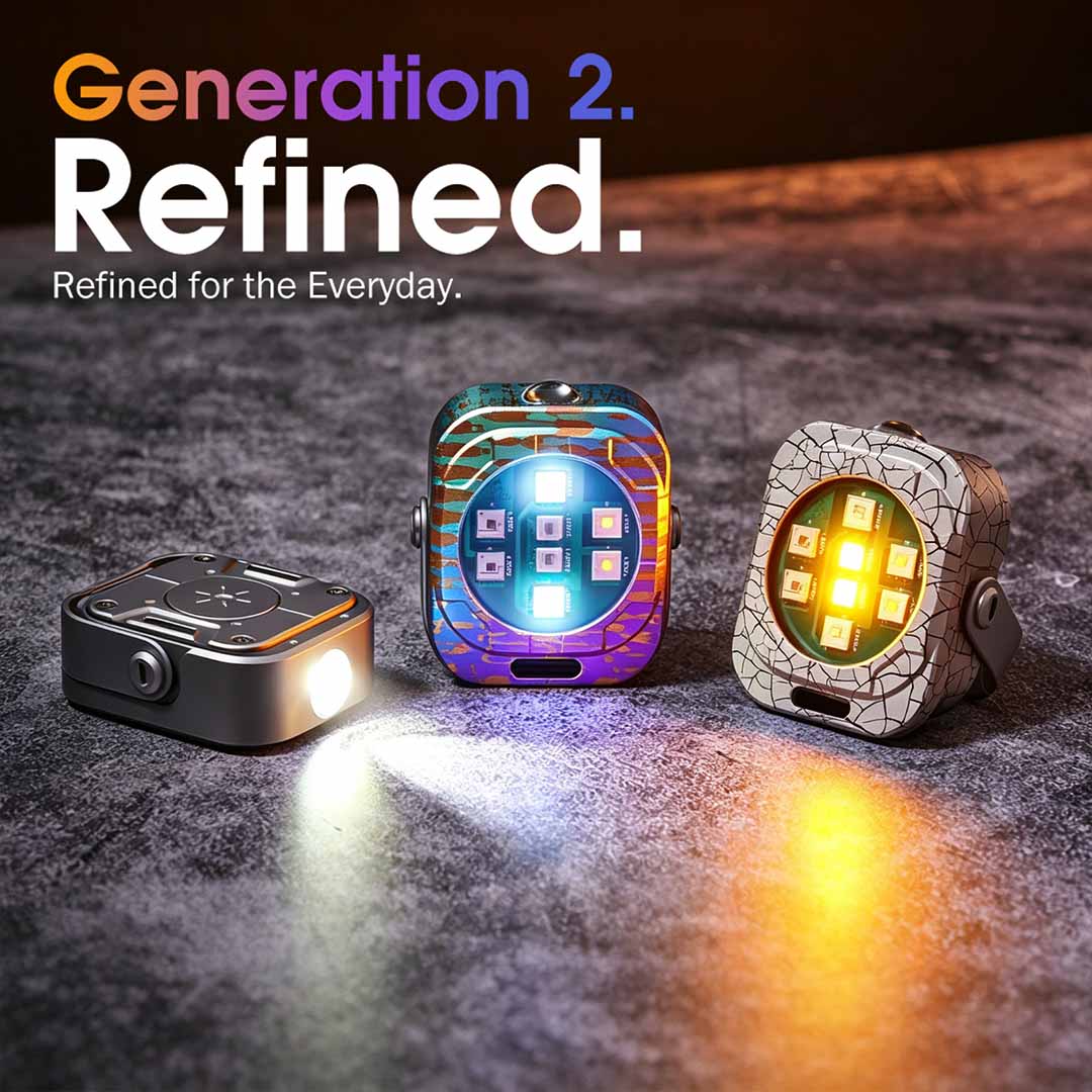 Titanium Coin Flashlight With 5 Colors