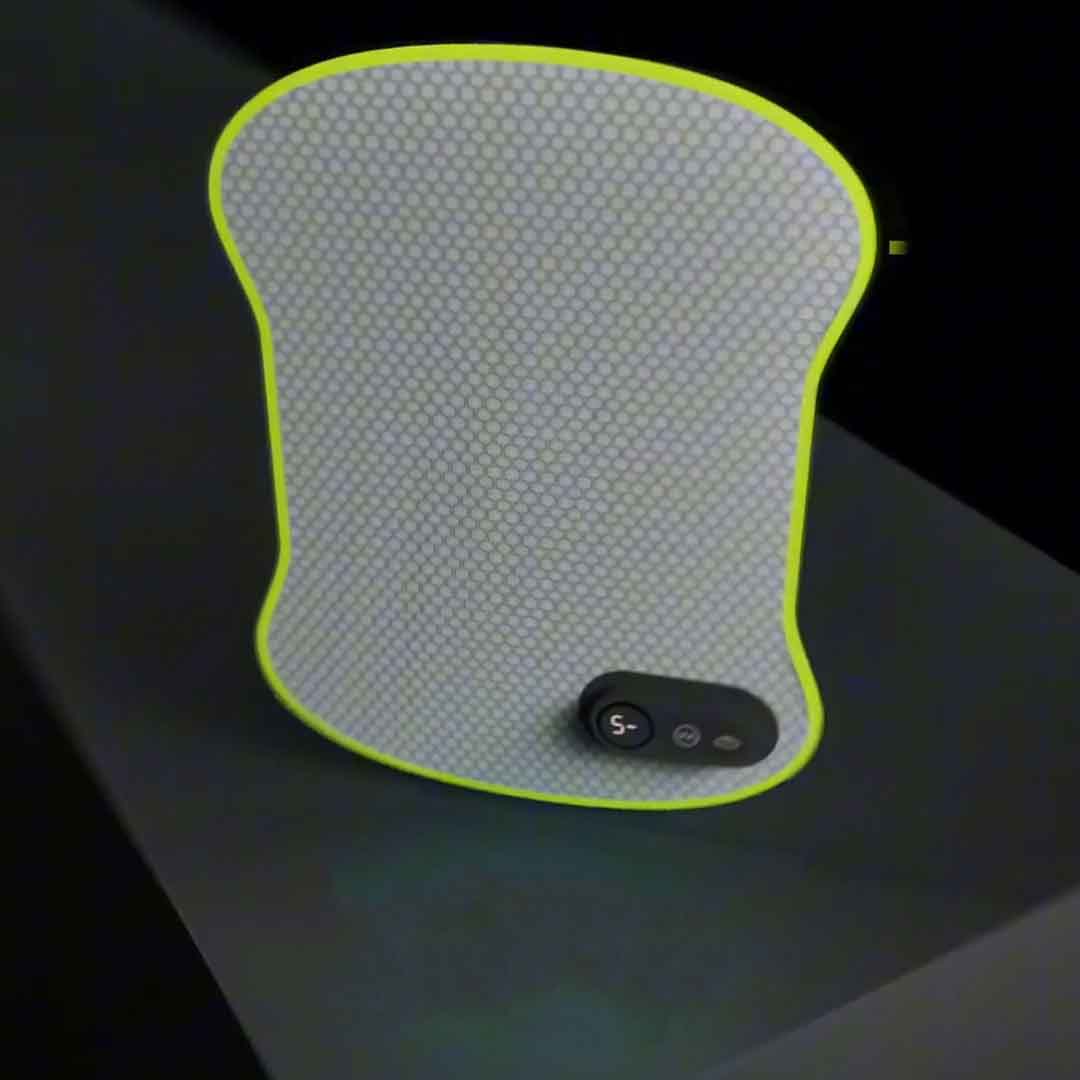 A versatile, portable heat pad and vibration massager for effective stress and ache relief