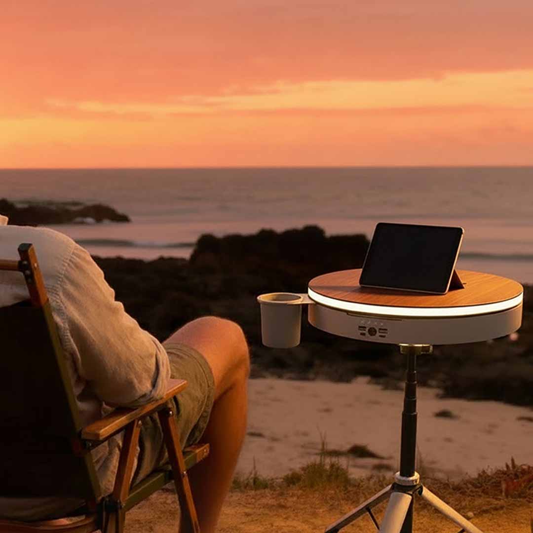 Modular Outdoor Table With Power