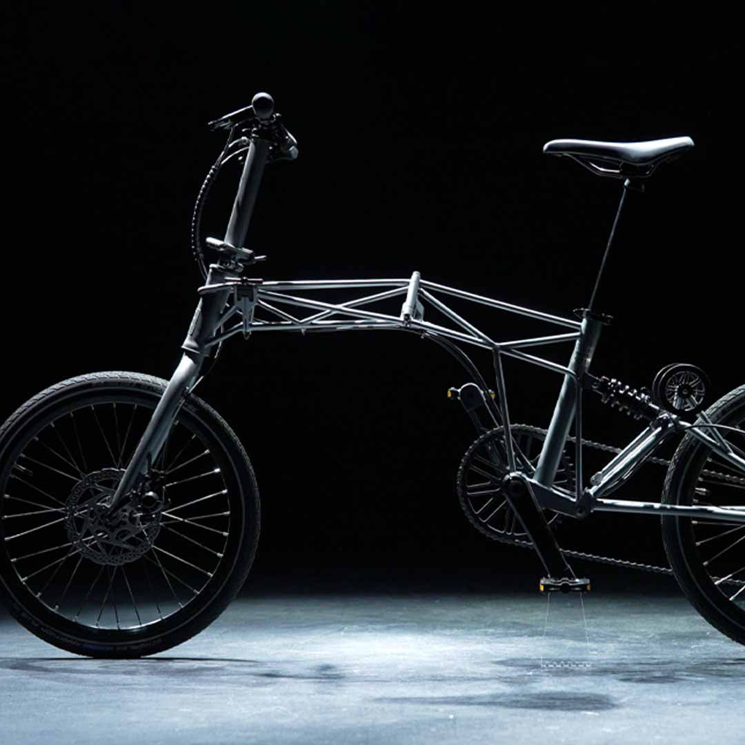 Patented 4-Fold Space-Frame Bike